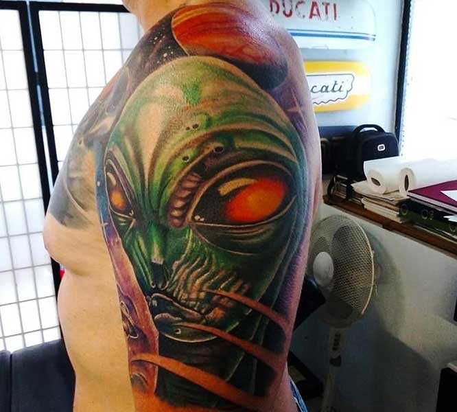 tetování ufonská fantazie